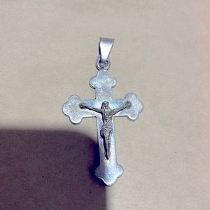 Sterling Silver Crucifix Pendant